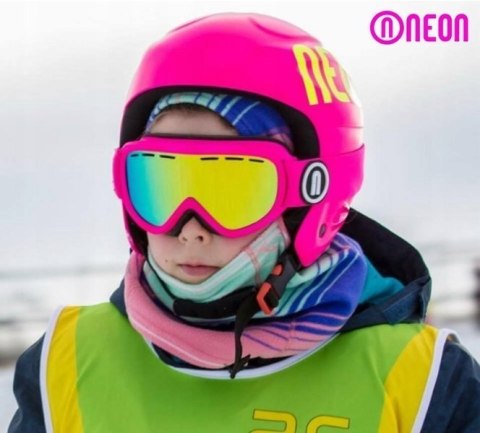 Kask narciarski dla dzieci NEON HERO PLUS pomarańczowy XXXS Kask narciarski dla dzieci NEON HERO PLUS pomarańczowy XXXS