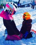Kask narciarski dla dzieci NEON HERO PLUS pomarańczowy XXXS Kask narciarski dla dzieci NEON HERO PLUS pomarańczowy XXXS