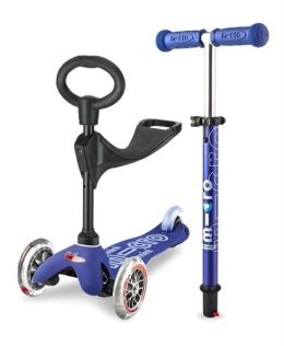 Hulajnoga trójkołowa i jeździk w jednym MINI Micro 3w1 Deluxe ciemnoniebieska