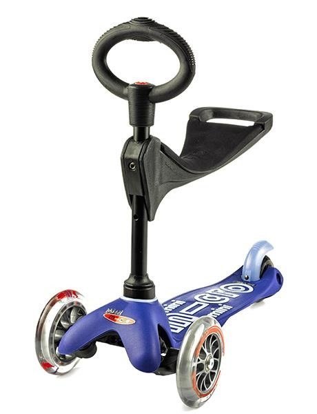 Hulajnoga trójkołowa i jeździk w jednym MINI Micro 3w1 Deluxe ciemnoniebieska Hulajnoga trójkołowa i jeździk w jednym MINI Micro 3w1 Deluxe ciemnoniebieska
