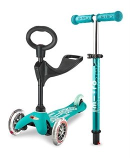 Hulajnoga trójkołowa i jeździk w jednym MINI Micro 3w1 Deluxe  turkusowa