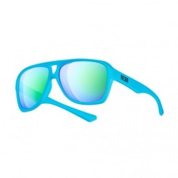 Okulary sportowe NEON Board niebieskie (cyan fluo), szkła niebieskie