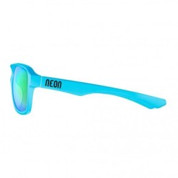 Okulary sportowe NEON Board niebieskie (cyan fluo), szkła niebieskie