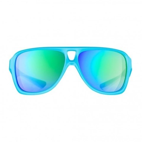 Okulary sportowe NEON Board niebieskie (cyan fluo), szkła niebieskie Okulary sportowe NEON Board niebieskie (cyan fluo), szkła niebieskie
