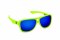 Okulary sportowe NEON Board żółte (yellow fluo), szkła niebieskie