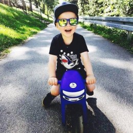 Okulary dziecięce NEON Joker granatowe (royal blue), szkła złote