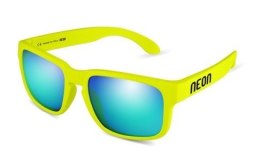 Okulary dziecięce NEON Joker żółte (yellow fluo), szkła niebieskie