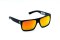 Okulary sportowe NEON Ride BLACK, szkła czerwone