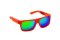 Okulary sportowe NEON Ride ORANGE FLUO, szkła zielone