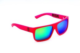 Okulary sportowe NEON Ride różowe (pink fluo), szkła zielone