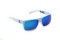 Okulary sportowe NEON Ride WHITE, szkła niebieskie