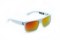 Okulary sportowe NEON Ride WHITE, szkła czerwone