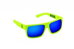 Okulary sportowe NEON Ride żółte (yellow fluo), szkła niebieskie