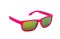 Okulary sportowe NEON Street Pink FLUO, szkła zielone