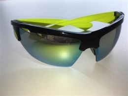 OKULARY NEON HURRICANE oprawka- SHINY BLACK-YELLOW FLUO szkło-X7 GOLD CAT3