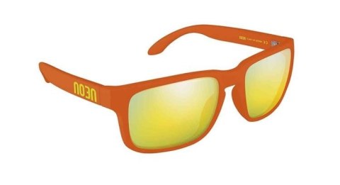 Okulary sportowe NEON Street ORANGE FLUO, szkła złote Okulary sportowe NEON Street ORANGE FLUO, szkła złote