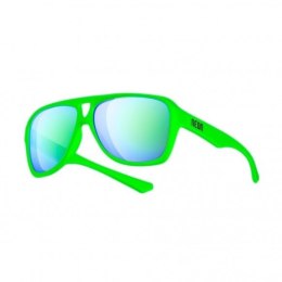 Okulary sportowe NEON Board zielone (green fluo), szkła zielone