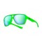 Okulary sportowe NEON Board zielone (green fluo), szkła zielone