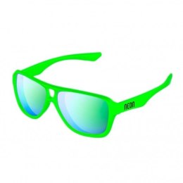 Okulary sportowe NEON Board zielone (green fluo), szkła zielone