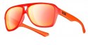Okulary sportowe NEON Board czerwone (red fluo), szkła czerwone Okulary sportowe NEON Board czerwone (red fluo), szkła czerwone