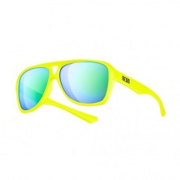 Okulary sportowe NEON Board żółte (yellow fluo), szkła zielone