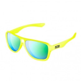 Okulary sportowe NEON Board żółte (yellow fluo), szkła zielone