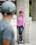 KASK K2 VARSITY JR MAGENTA NA ROLKI DESKOROLKĘ HULAJNOGĘ ROWER