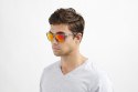 Okulary sportowe NEON Thor czerwone (red fluo), szkła czerwone Okulary sportowe NEON Thor czerwone (red fluo), szkła czerwone