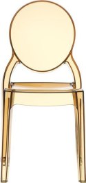 KRZESŁO SIESTA ELIZABETH AMBER TRANSPARENT BURSZTYNOWY KRZESŁO SIESTA ELIZABETH AMBER TRANSPARENT BURSZTYNOWY