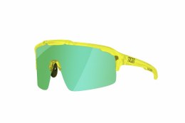 Okulary rowerowe NEON Arrow oprawka YELLOW FLUO - SZKŁA X9 GREEN CAT3 + SZKŁA CAT 0