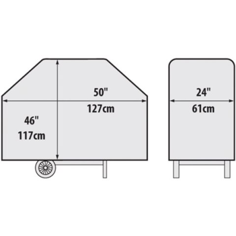 Pokrowiec PREMIUM do grilli Royal / Monarch/ Baron seria 300 BROIL KING Pokrowiec PREMIUM do grilli Royal / Monarch/ Baron seria 300 BROIL KING