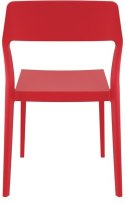 KRZESŁO SIESTA SNOW RED CZERWONY KRZESŁO SIESTA SNOW RED CZERWONY