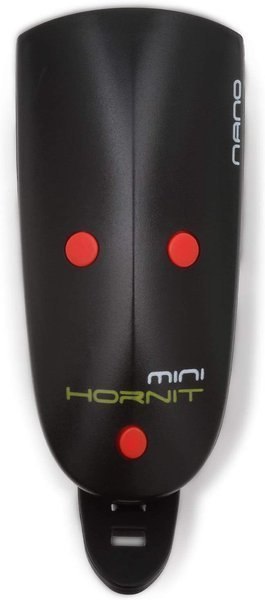 LAMPKA LED I DZWONEK ROWEROWY DWA W JEDNYM MINI HORNIT NANO BLACK LAMPKA LED I DZWONEK ROWEROWY DWA W JEDNYM MINI HORNIT NANO BLACK
