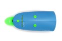 LAMPKA LED I DZWONEK ROWEROWY DWA W JEDNYM MINI HORNIT NANO NIEBIESKA LAMPKA LED I DZWONEK ROWEROWY DWA W JEDNYM MINI HORNIT NANO NIEBIESKA
