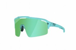 Okulary rowerowe NEON Arrow oprawka CYAN - SZKŁA X9 GREEN CAT3 + SZKŁA CAT 0