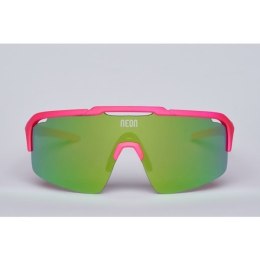 Okulary rowerowe NEON Arrow oprawka PINK - SZKŁA X9 GREEN CAT3 + SZKŁA CAT 0