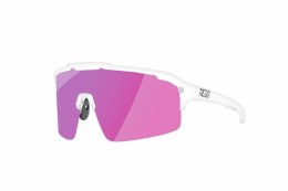 Okulary rowerowe NEON Arrow oprawka WHITE - SZKŁA X VIOLET CAT3 + SZKŁA CAT 0