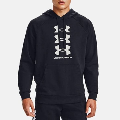 BLUZA MĘSKA UNDER ARMOUR RIVAL FLEECE 3 LOGO XL BLUZA MĘSKA UNDER ARMOUR RIVAL FLEECE 3 LOGO XL