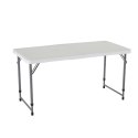 LIFETIME PÓŁKOMERCYJNY STÓŁ SKŁADANY W PÓŁ 122 CM O REGULOWANEJ WYSOKOŚCI (BIAŁY GRANIT) 4428 LIFETIME PÓŁKOMERCYJNY STÓŁ SKŁADANY W PÓŁ 122 CM O REGULOWANEJ WYSOKOŚCI (BIAŁY GRANIT) 4428