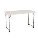 LIFETIME PÓŁKOMERCYJNY STÓŁ SKŁADANY W PÓŁ 122 CM O REGULOWANEJ WYSOKOŚCI (BIAŁY GRANIT) 4428 LIFETIME PÓŁKOMERCYJNY STÓŁ SKŁADANY W PÓŁ 122 CM O REGULOWANEJ WYSOKOŚCI (BIAŁY GRANIT) 4428