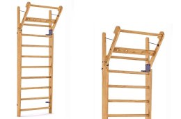 Drabinka gimnastyczna NOHrD WallBars 10 Oxbridge Wiśnia