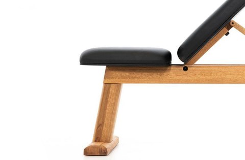 Ławka do wyciskania NOHrD Bench Press Oak Dąb Skóra Ławka do wyciskania NOHrD Bench Press Oak Dąb Skóra