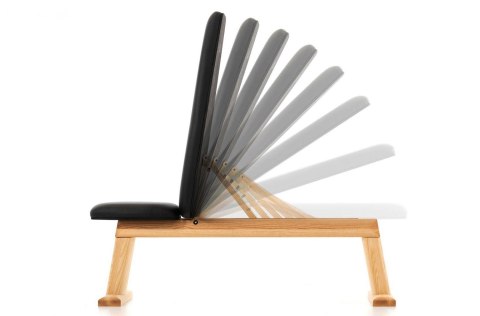 Ławka do wyciskania NOHrD Bench Press Shadow Jesion Skóra Ławka do wyciskania NOHrD Bench Press Shadow Jesion Skóra