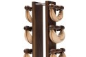 Hantle NOHrD SwingBell 2-8 Kg ze stojakiem Tower Classic Orzech Skóra