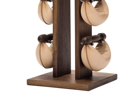 Hantle NOHrD SwingBell 2-8 Kg ze stojakiem Tower Classic Orzech Skóra Hantle NOHrD SwingBell 2-8 Kg ze stojakiem Tower Classic Orzech Skóra