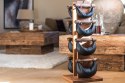 Hantle NOHrD SwingBell 2-8 Kg ze stojakiem Tower Classic Orzech Skóra