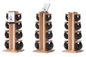 Hantle NOHrD SwingBell 2-8 Kg ze stojakiem Tower Club Jesion Skóra