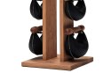 Hantle NOHrD SwingBell 2-8 Kg ze stojakiem Tower Oxbridge Wiśnia Skóra