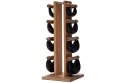 Hantle NOHrD SwingBell 2-8 Kg ze stojakiem Tower Oak Dąb Skóra