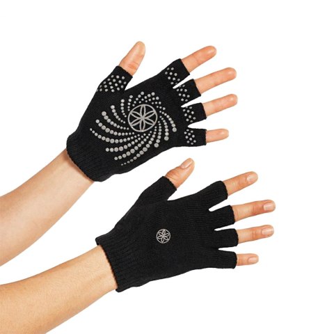 GAIAM RĘKAWICZKI ANTYPOŚLIZGOWE BEZ PALCÓW CZARNY/SZARY 54029 GAIAM RĘKAWICZKI ANTYPOŚLIZGOWE BEZ PALCÓW CZARNY/SZARY 54029